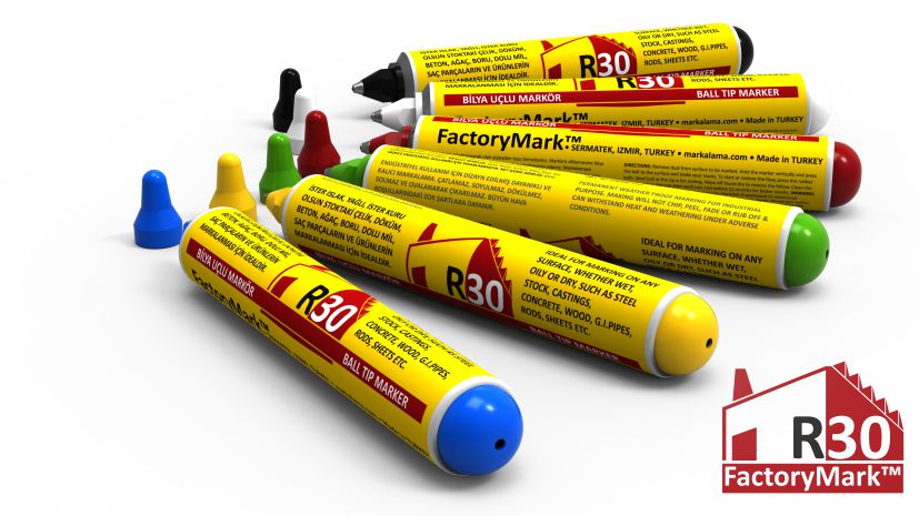 FactoryMark™ R30 Series Ball Point Pump Paint Markers